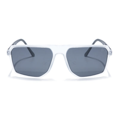 Eyejack Transparent Wayfarer Polarized Sunglasses for Men & Women (91127PCL1136)