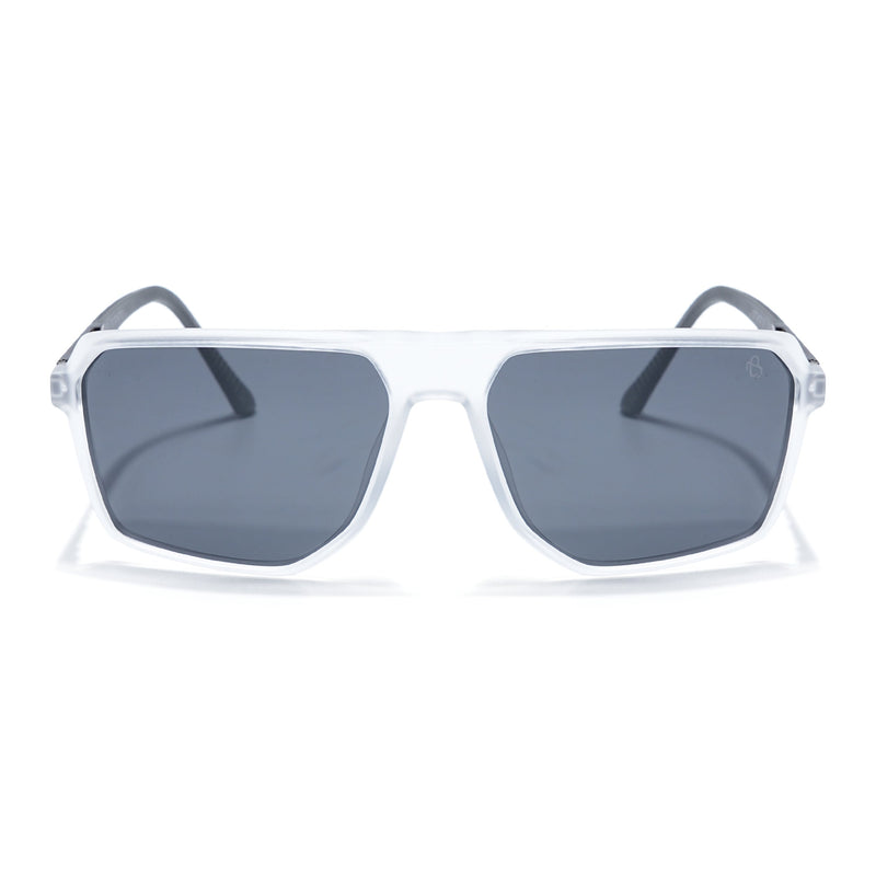 Eyejack Transparent Wayfarer Polarized Sunglasses for Men & Women (91127PCL1136)