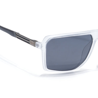 Eyejack Transparent Wayfarer Polarized Sunglasses for Men & Women (91127PCL1136)