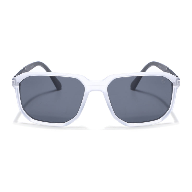Eyejack Transparent Wayfarer Polarized Sunglasses for Men & Women (91128PCL1141)