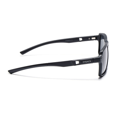 Torque I Matt Black Wayfarer Polarized Sunglasses (91141PCL1142)