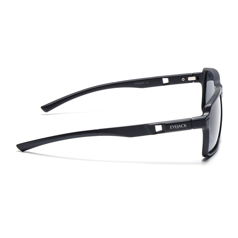 Torque I Black Wayfarer Polarized Sunglasses (91141PCL1142)