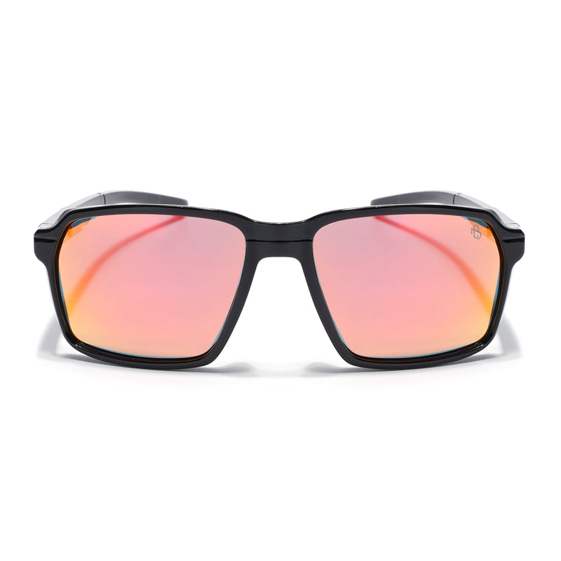 Torque I Shine Black Wayfarer Polarized Sunglasses (91141PCL1143)
