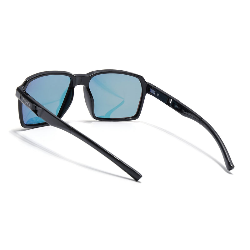 Torque I Shine Black Wayfarer Polarized Sunglasses (91141PCL1143)