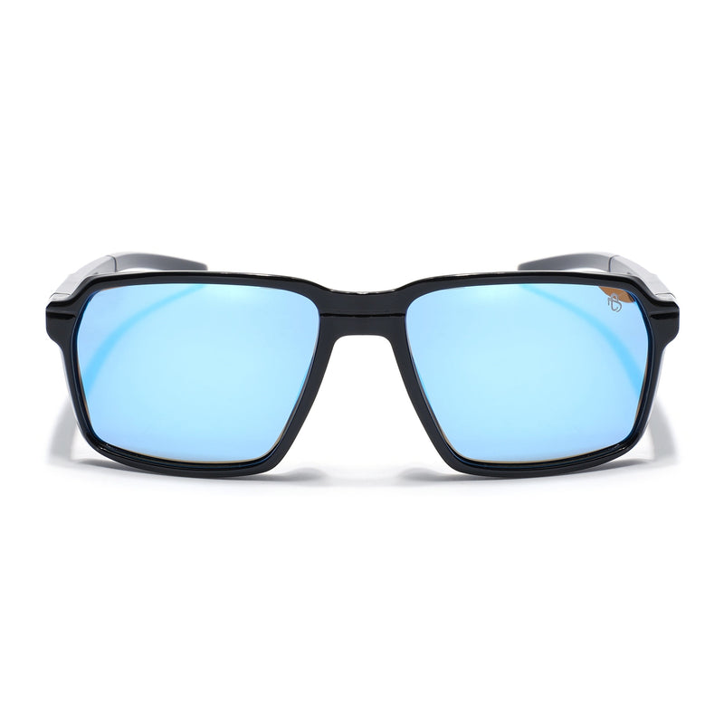 Torque I Shine Black Wayfarer Polarized Sunglasses (91141PCL1144)