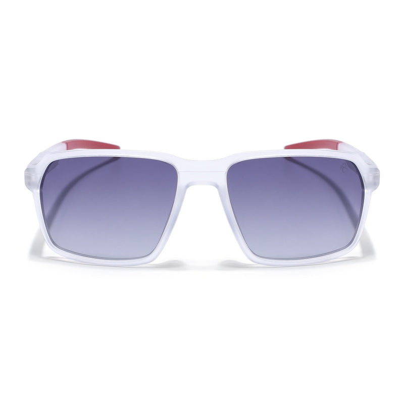 Torque I Transparent Wayfarer Polarized Sunglasses (91141PCL1146)