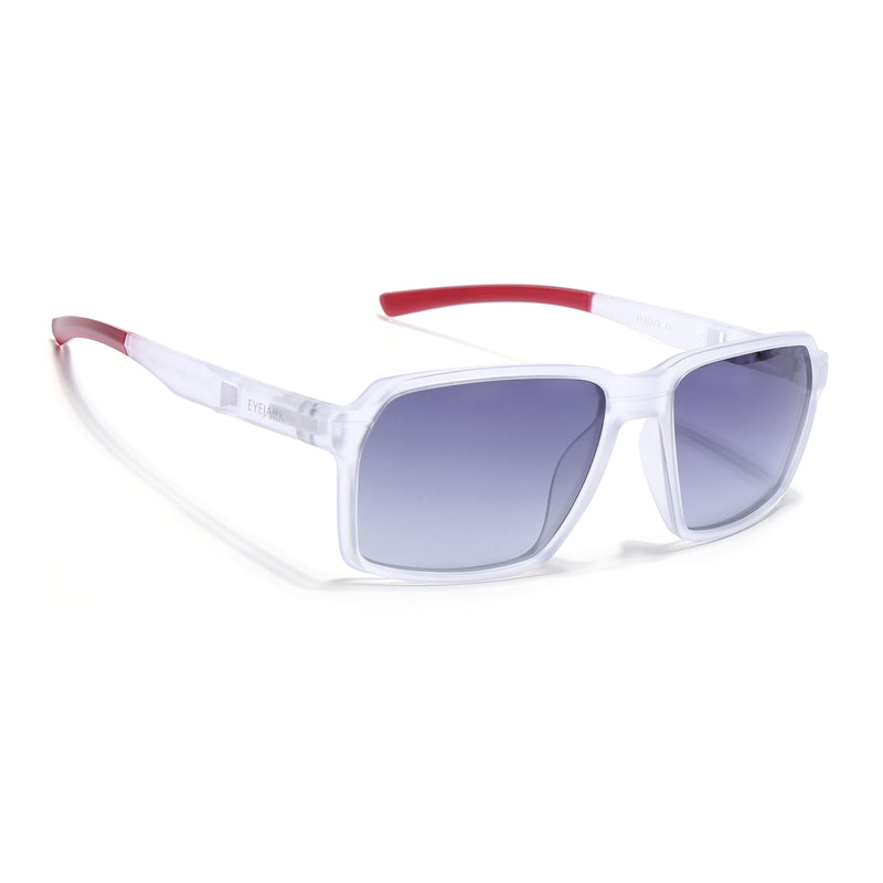 Torque I Transparent Wayfarer Polarized Sunglasses (91141PCL1146)
