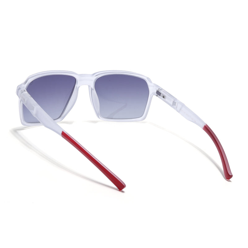 Torque I Transparent Wayfarer Polarized Sunglasses (91141PCL1146)