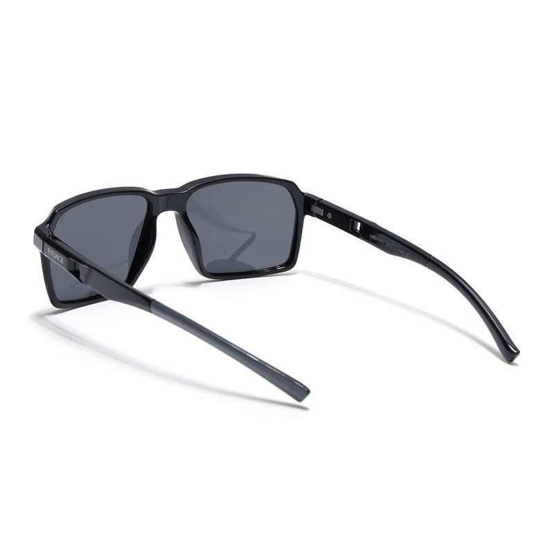 Torque I Shine Black Wayfarer Polarized Sunglasses (91141PCL1191)