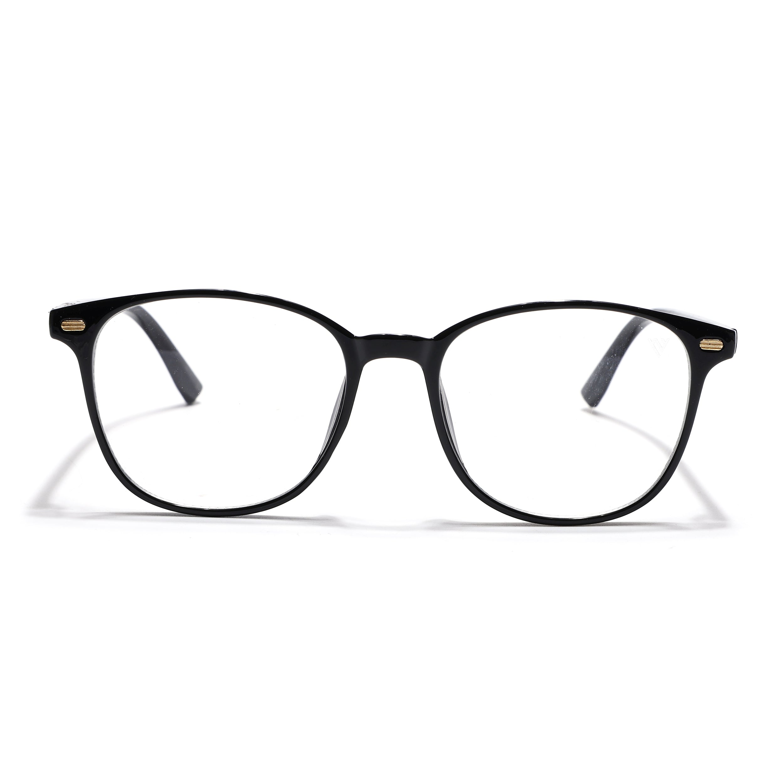 Voyage Shine Black Square Eyeglasses for Men & Women (92006MG4723-C1)