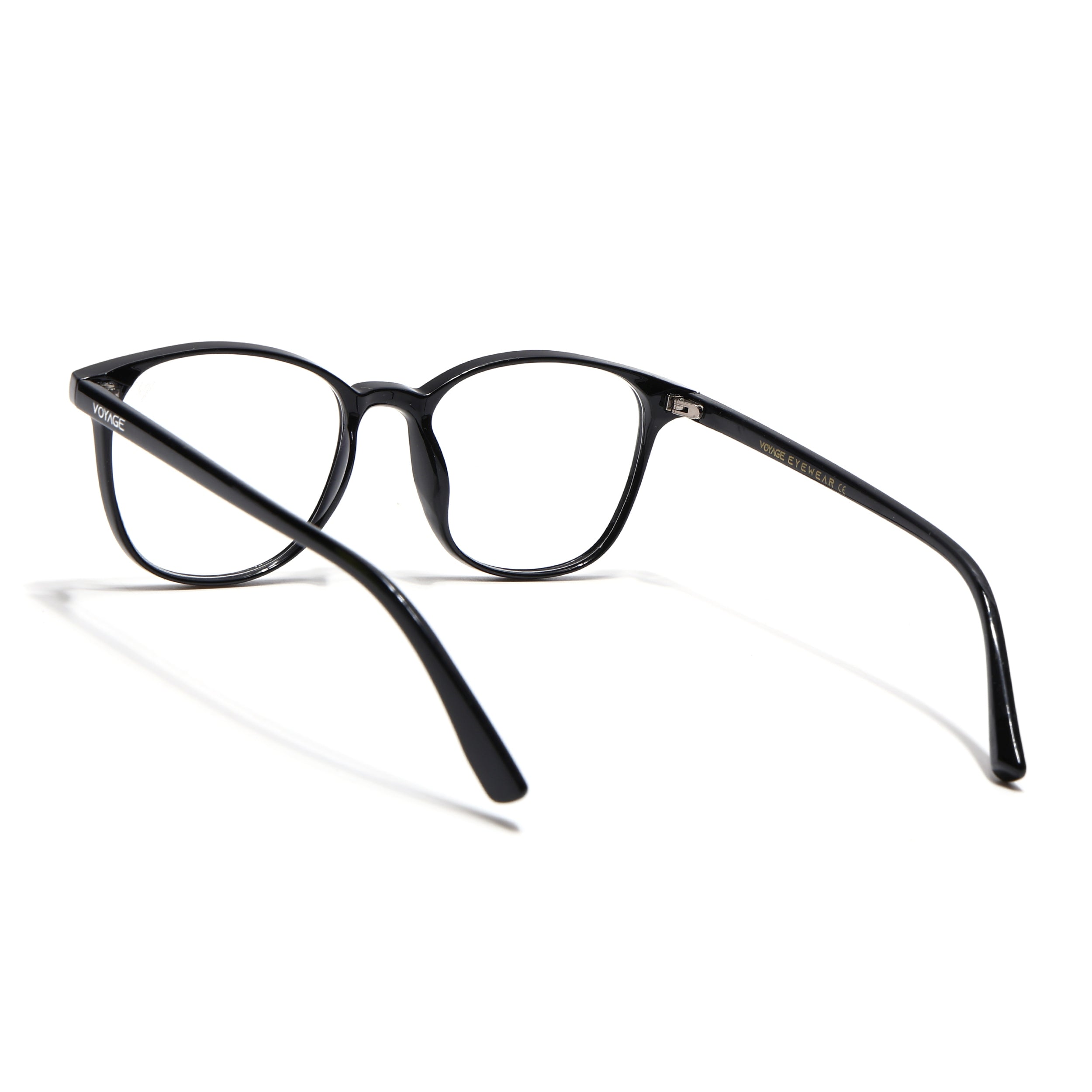 Voyage Shine Black Square Eyeglasses for Men & Women (92006MG4723-C1)