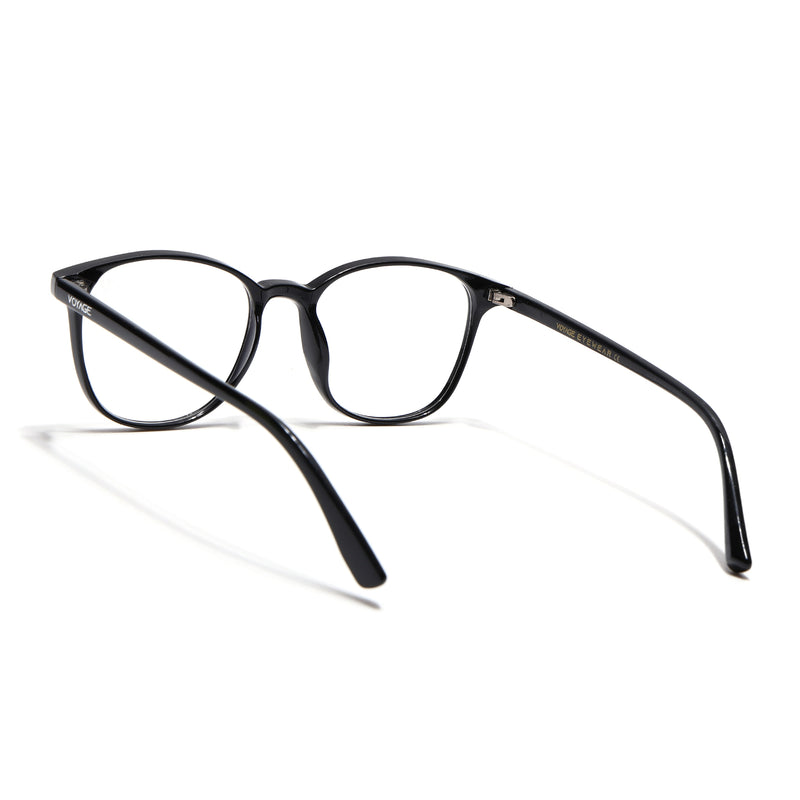 Voyage Shine Black Square Eyeglasses for Men & Women (92006MG4723-C1)