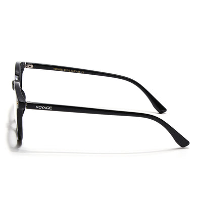 Voyage Shine Black Square Eyeglasses for Men & Women (92006MG4723-C1)