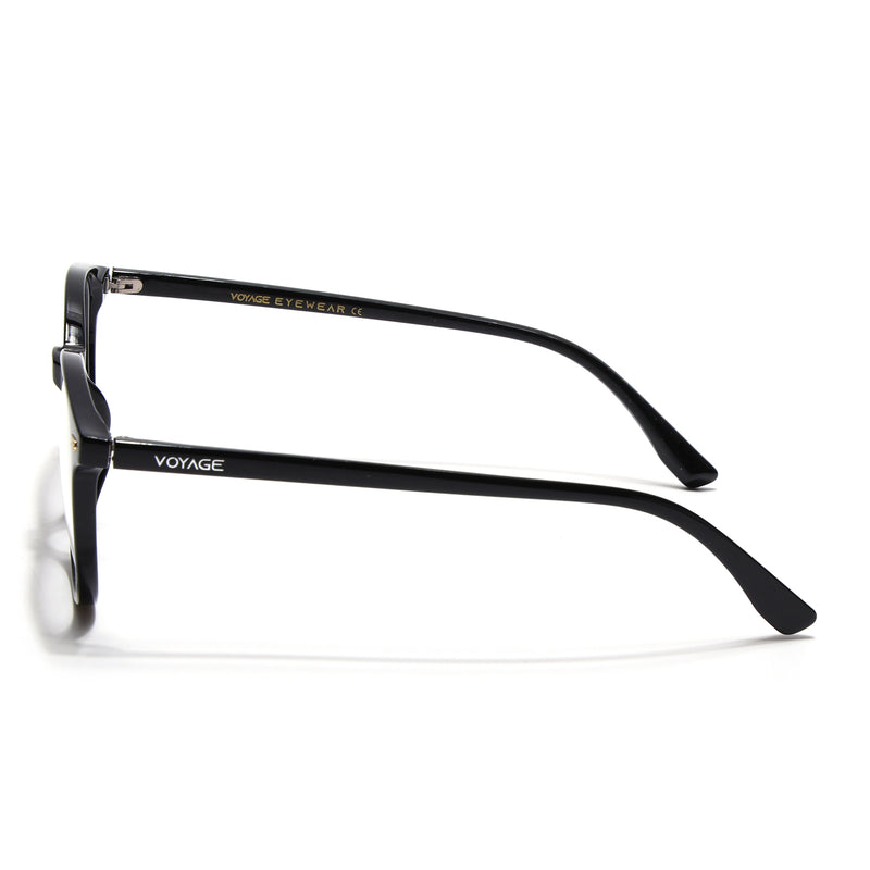 Voyage Shine Black Square Eyeglasses for Men & Women (92006MG4723-C1)