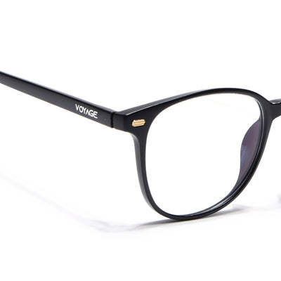 Voyage Matt Black Square Eyeglasses for Men & Women (92006MG4724-C2)