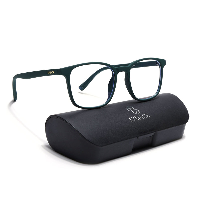 Eyejack NEO Green Wayfarer Eyeglasses for Men & Women (92016CL1188-C5)
