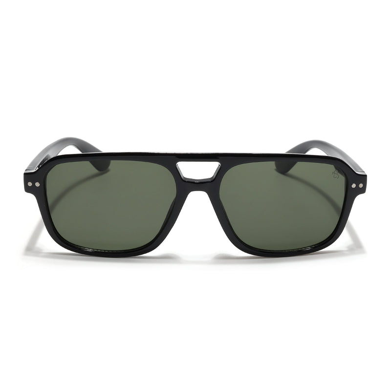 Eyejack Black Wayfarer Sunglasses for Men & Women (9265CL968)