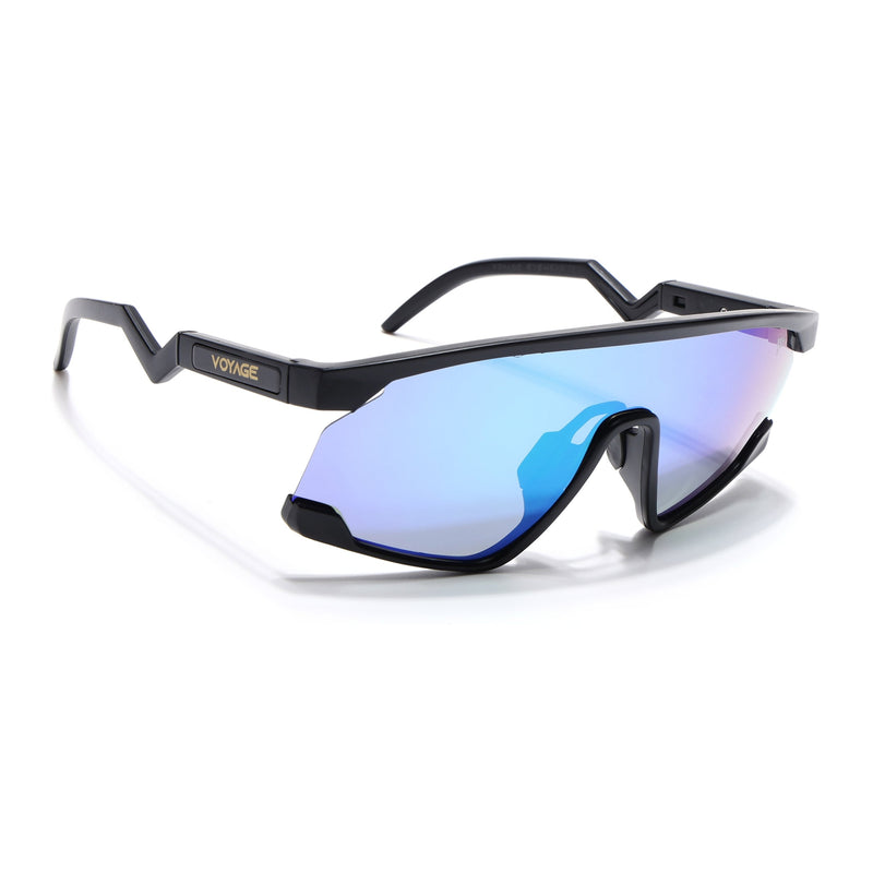 Drift Z | Black Polarized Sunglasses (Multicolor Lens - PMG6267)
