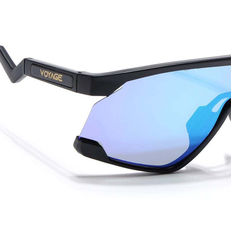 Drift Z | Black Polarized Sunglasses (Multicolor Lens - PMG6267)