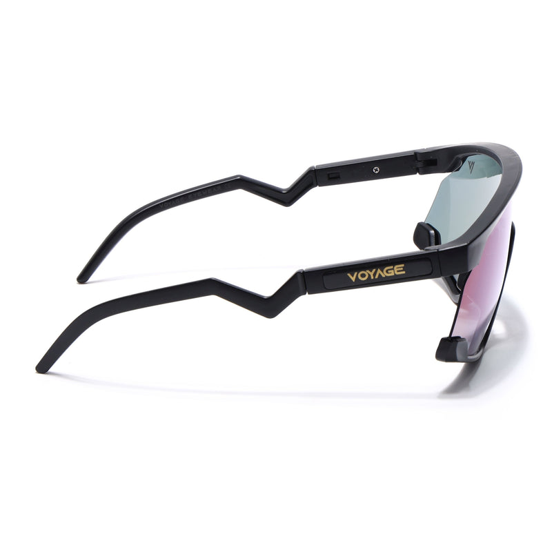 Drift Z | Black Polarized Sunglasses (Multicolor Lens - PMG6267)
