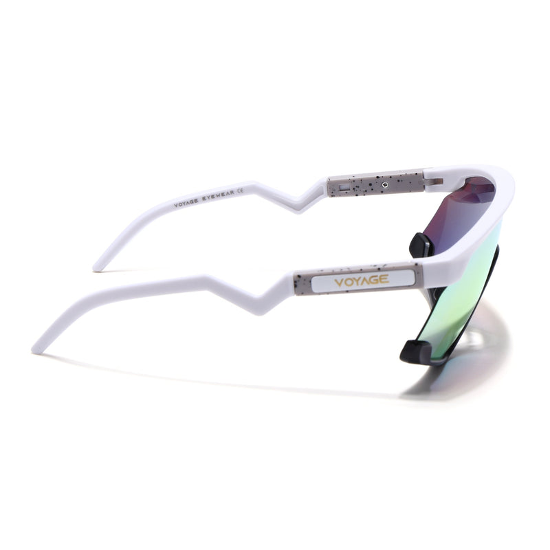 Drift Z | White Polarized Sunglasses (Multicolor Lens - PMG6270)