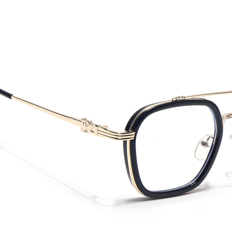Voyage Golden & Black Wayfarer Eyeglasses for Men & Women (9300MG5086-C1)