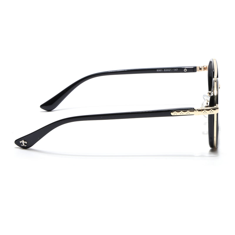 Voyage Golden & Black Wayfarer Eyeglasses for Men & Women (9301MG5088-C1)