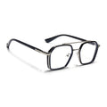 Voyage Silver & Black Wayfarer Eyeglasses for Men & Women (9301MG5089-C2)