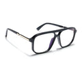 Voyage Veloura Select Shine Black Wayfarer Eyeglasses for Men & Women (93393SLMG6159-C3)