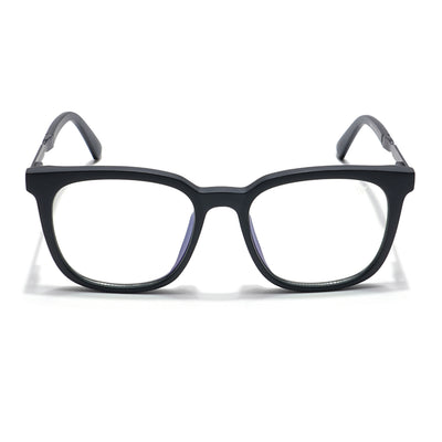 Voyage Veloura Select Matt Black Square Eyeglasses for Men & Women (93395SLMG6163-C1)