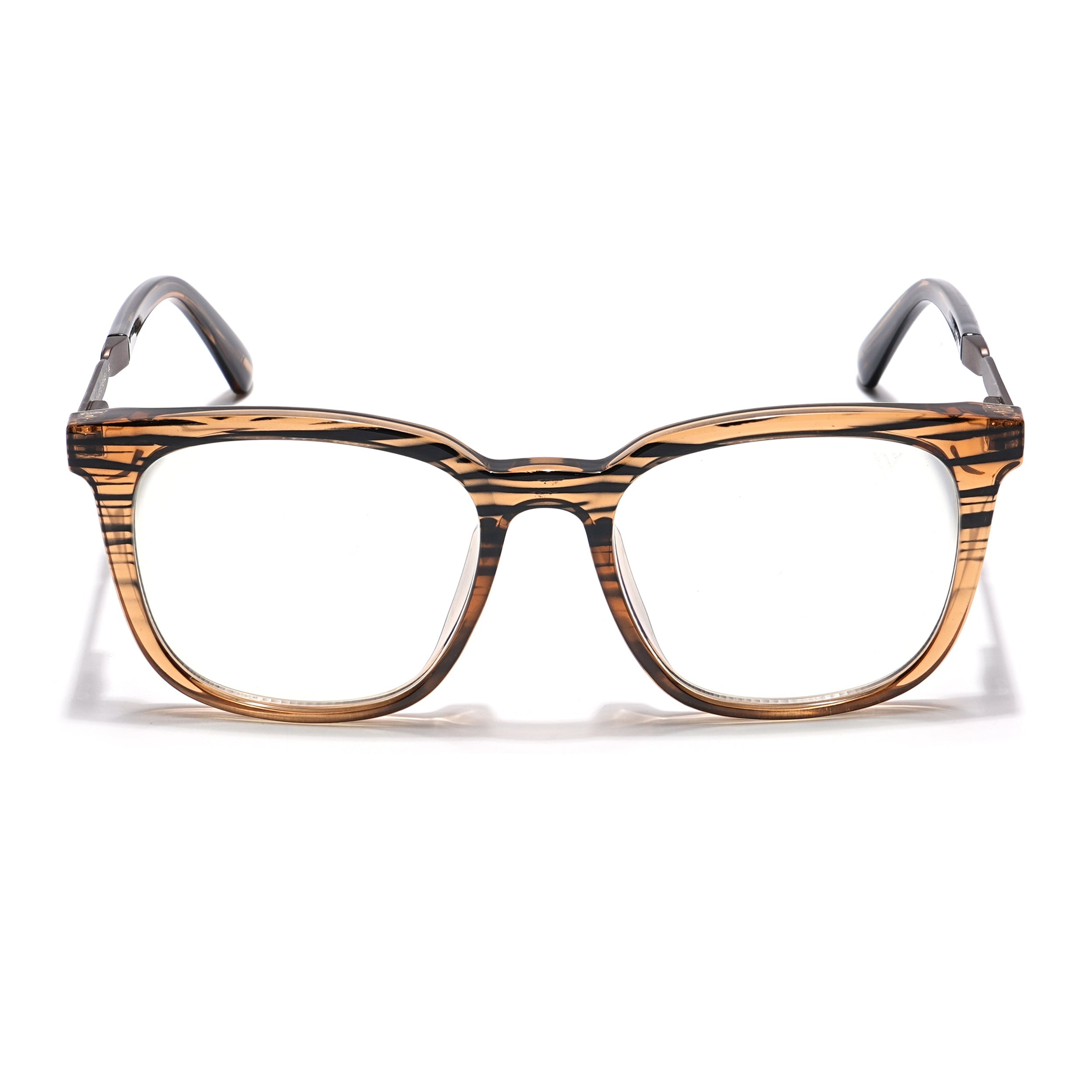 Voyage Veloura Select Wine & Black Square Eyeglasses for Men & Women (93395SLMG6168-C6)