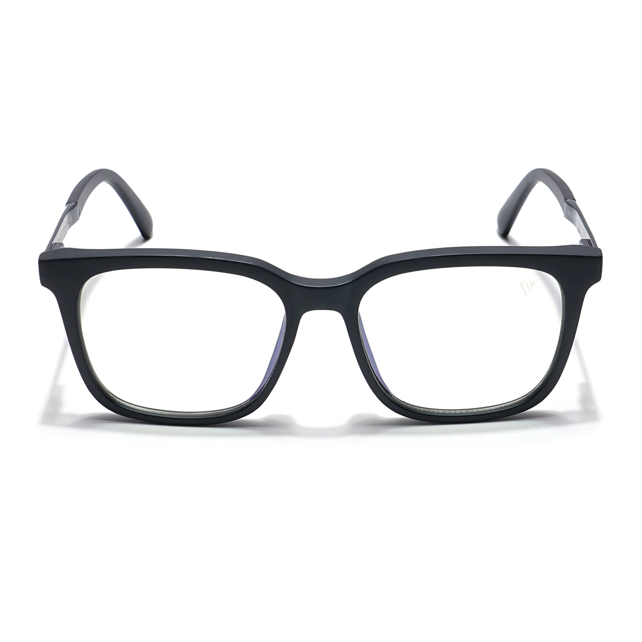 Voyage Veloura Select Matt Black Square Eyeglasses for Men & Women (93396SLMG6169-C1)