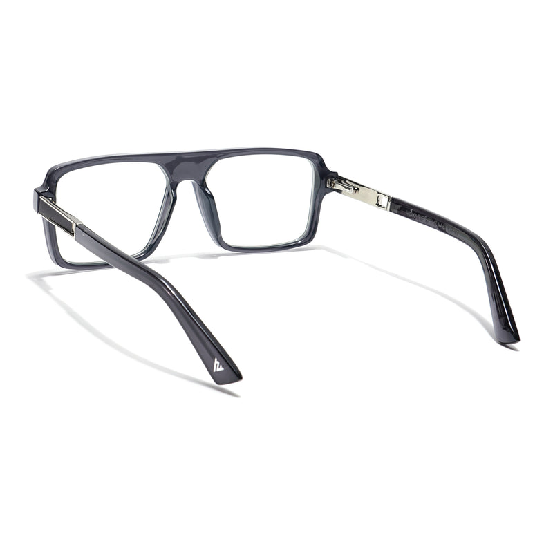 Voyage Veloura Select Shine Black Square Eyeglasses for Men & Women (93503SLMG6175-C1)