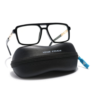 Voyage Veloura Select Shine Black Wayfarer Eyeglasses for Men & Women (93519SLMG6181-C1)