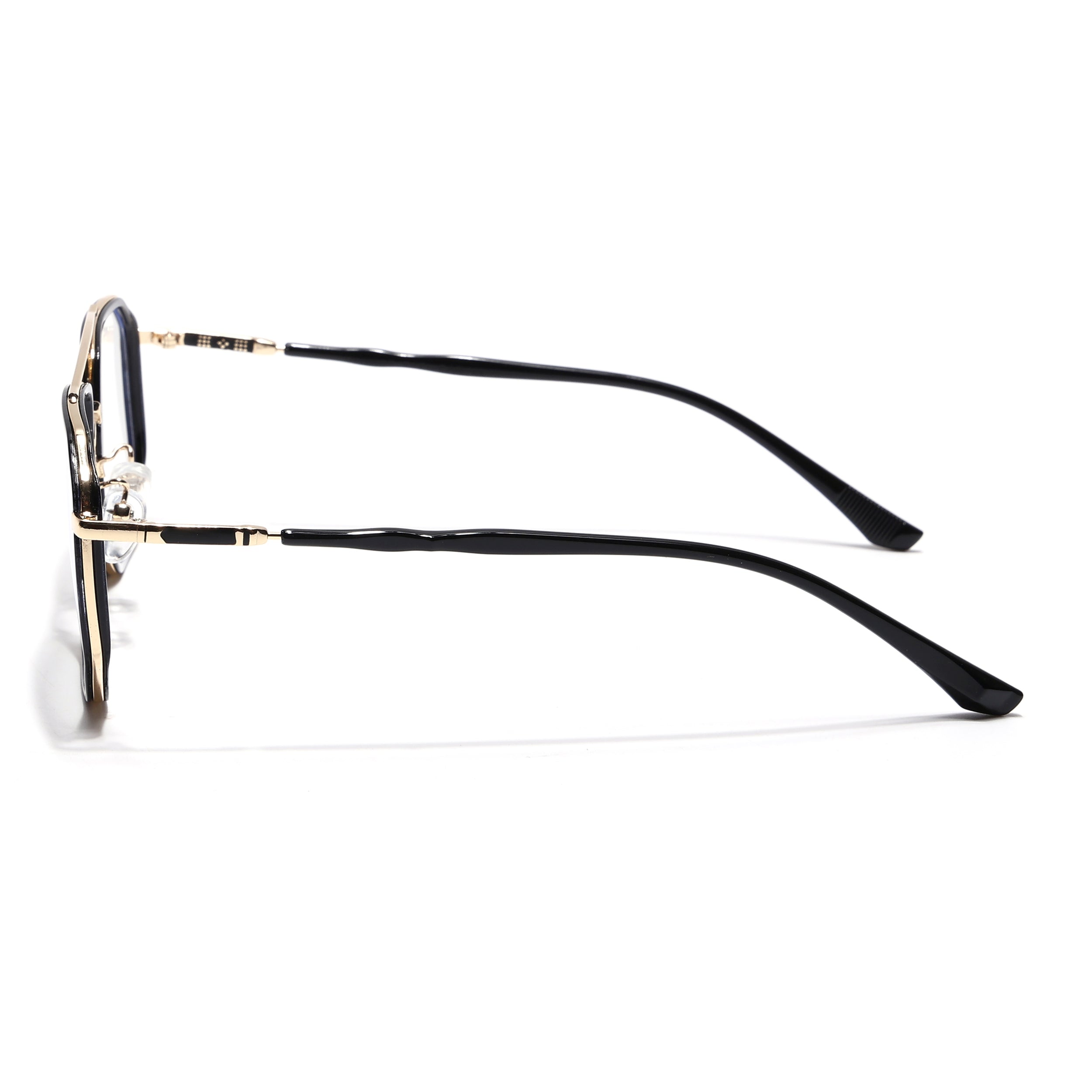 Voyage Golden & Black Wayfarer Eyeglasses for Men & Women (9375MG5092-C1)