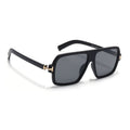 KRUZ - Black Wayfarer Sunglasses (9392CL1053)
