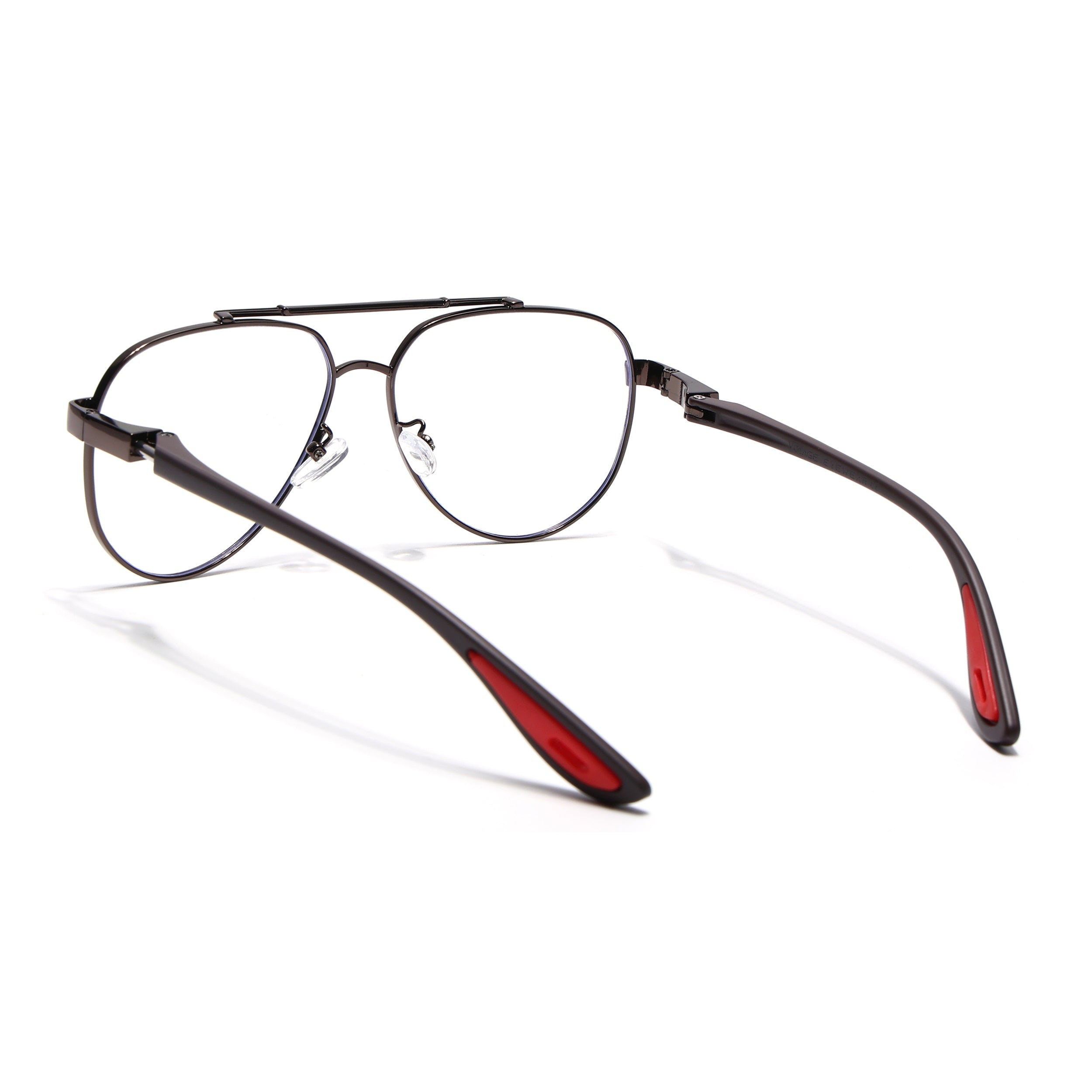 Voyage Brown Aviator Eyeglasses for Men & Women (9502FMG7162-C4)