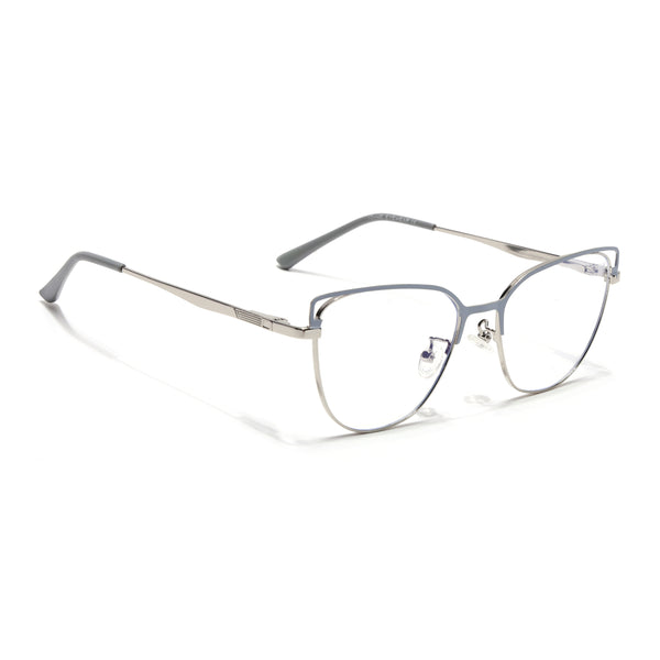 Voyage Glam Purple & Golden Cateye Eyeglasses for Women (95203MG4410-C2)