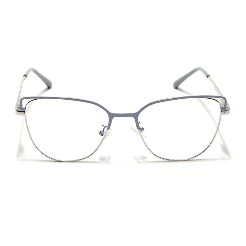 Voyage Glam Purple & Golden Cateye Eyeglasses for Women (95203MG4410-C2)