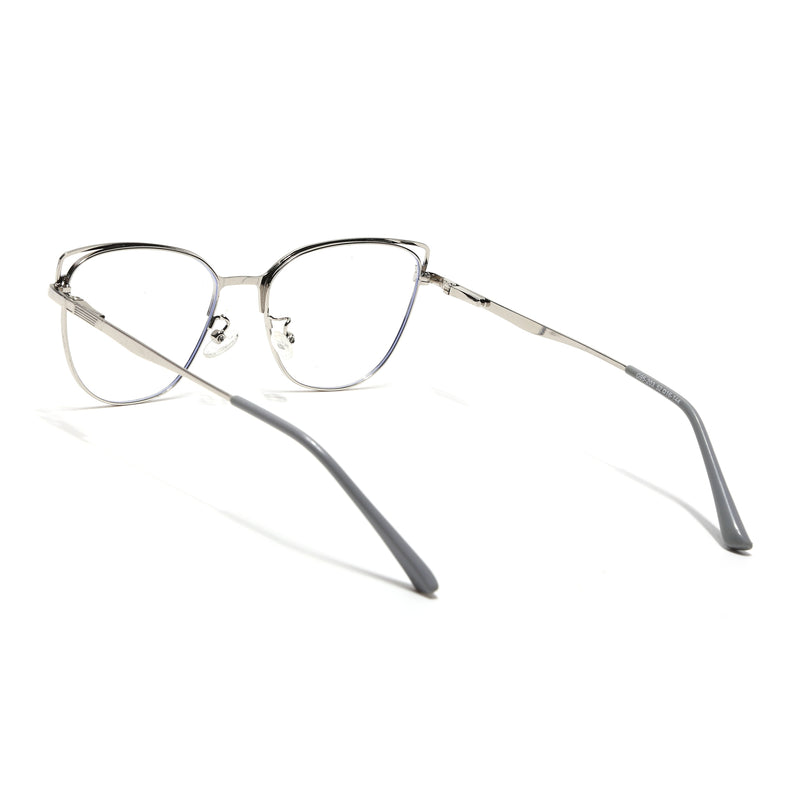 Voyage Glam Purple & Golden Cateye Eyeglasses for Women (95203MG4410-C2)