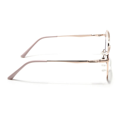 Voyage Glam Pink & Golden Cateye Eyeglasses for Women (95203MG4412-C1)