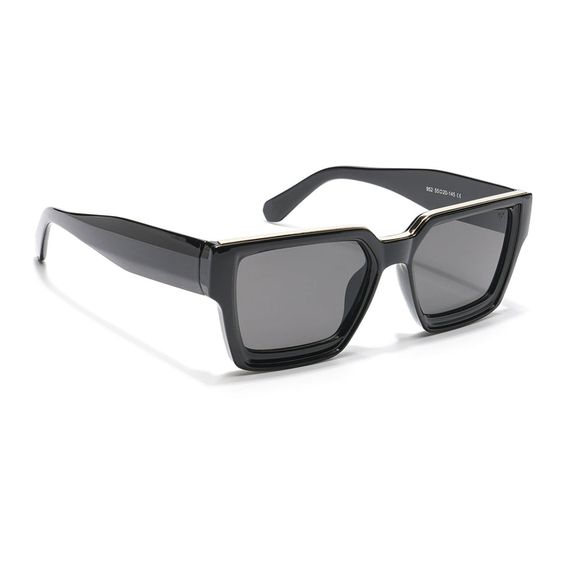 Phantom | Black Wayfarer Sunglasses - MG3669