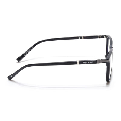 Voyage FlexLite Matt Black Rectangle Eyeglasses for Men & Women (96601MG5558-C1)