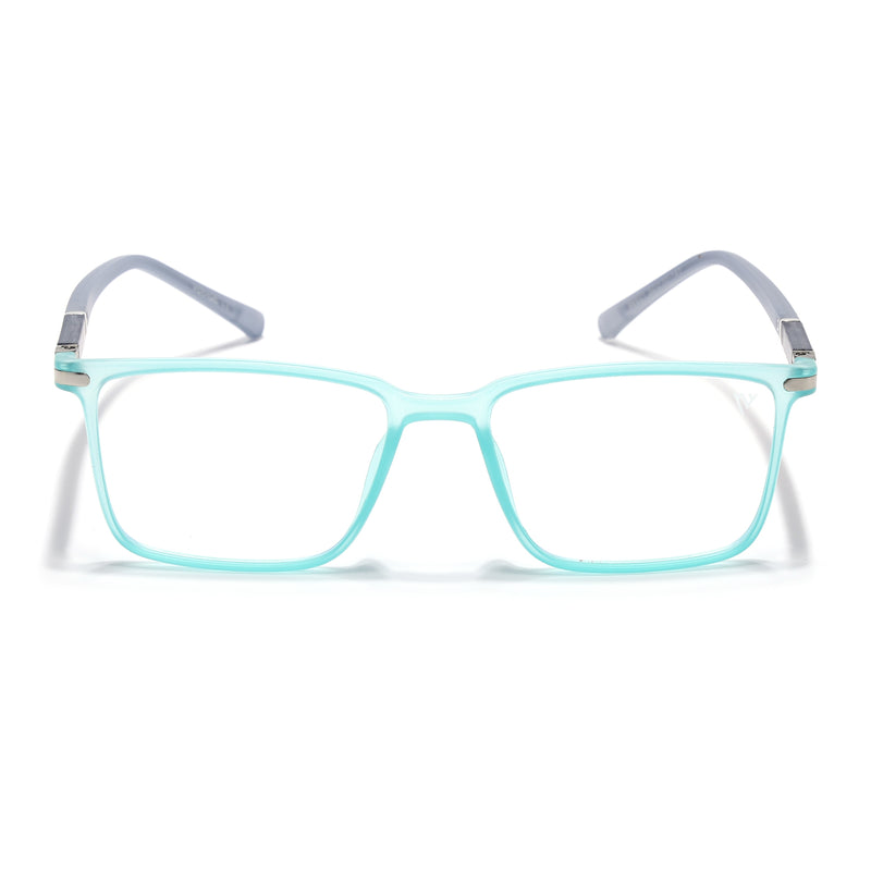 Voyage FlexLite Turquoise Rectangle Eyeglasses for Men & Women (96601MG5563-C6)