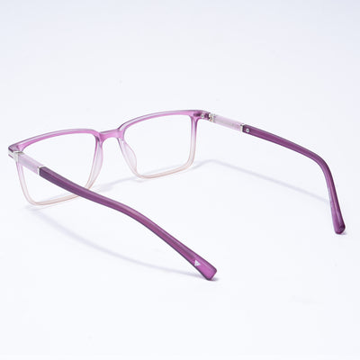 Voyage FlexLite Violet & Brown Rectangle Eyeglasses for Men & Women (96601MG5562-C5)