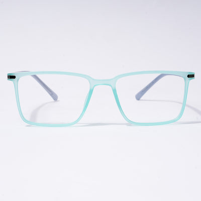 Voyage FlexLite Turquoise Rectangle Eyeglasses for Men & Women (96601MG5563-C6)