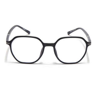 Voyage FlexLite Matt Black Square Eyeglasses for Men & Women (96603MG5570-C1)