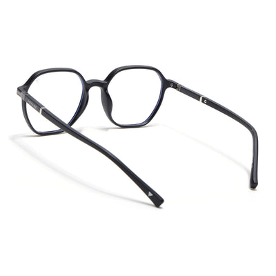 Voyage FlexLite Matt Black Square Eyeglasses for Men & Women (96603MG5570-C1)