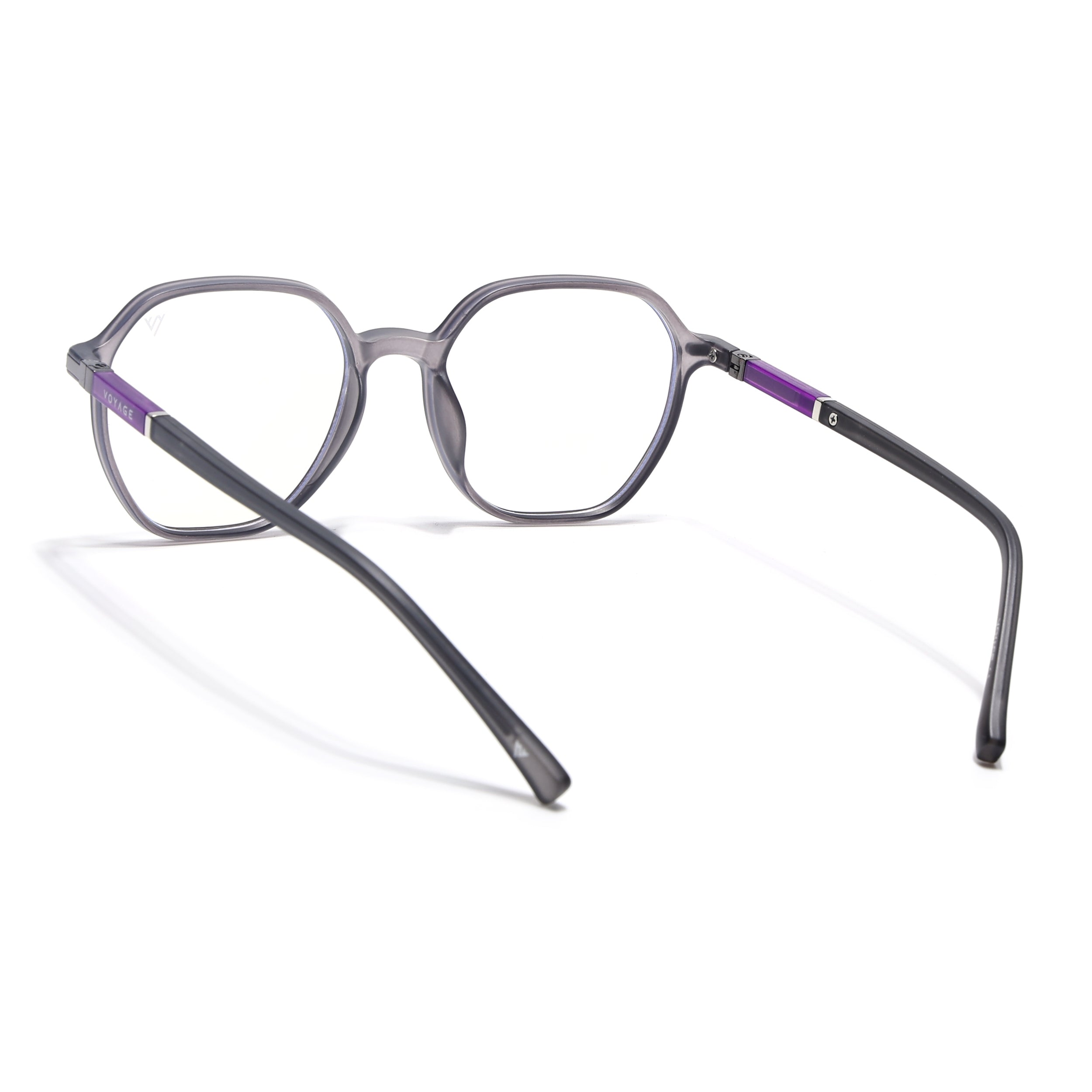 Voyage FlexLite Grey Square Eyeglasses for Men & Women (96603MG5571-C2)