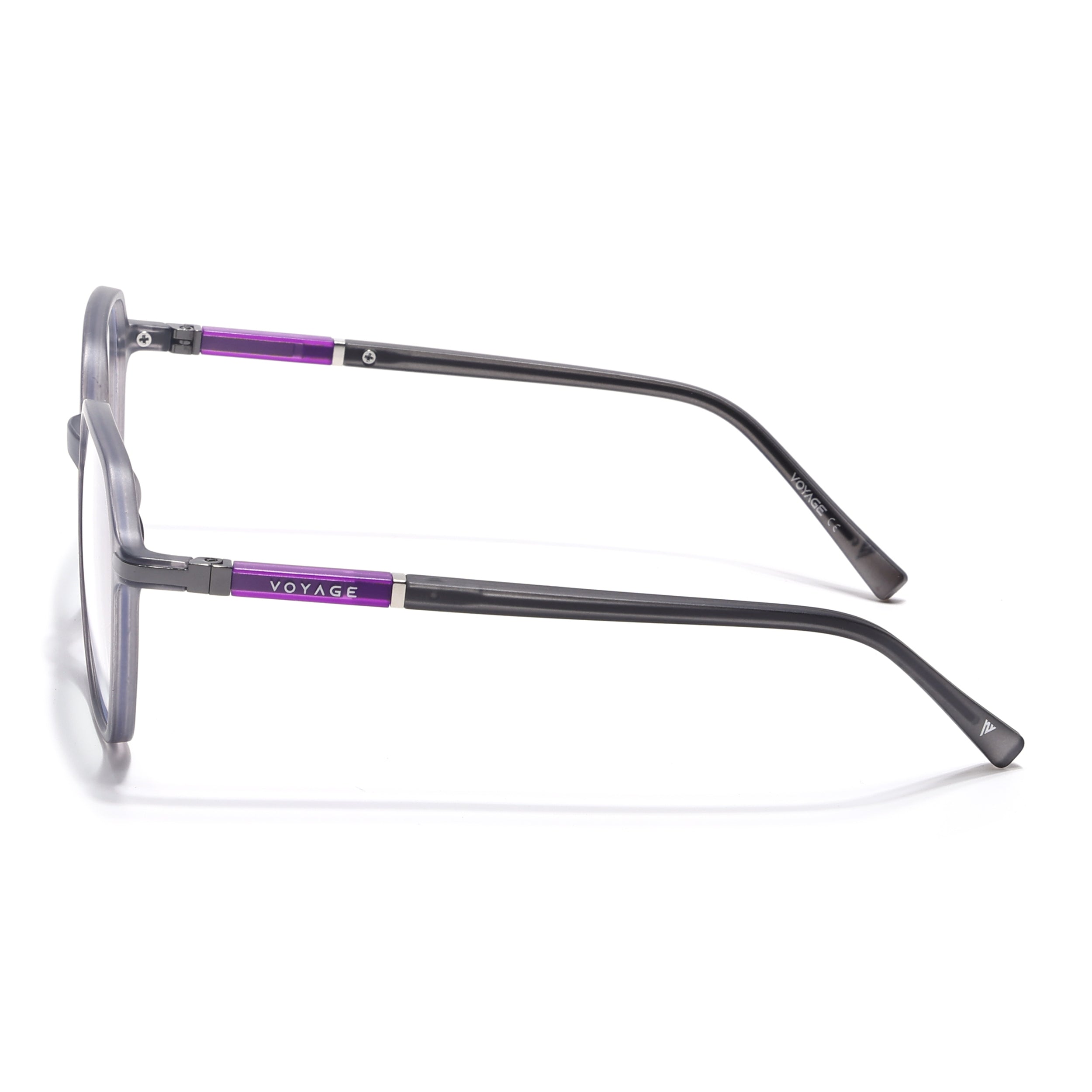 Voyage FlexLite Grey Square Eyeglasses for Men & Women (96603MG5571-C2)